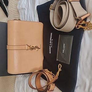 YSL Monogram Universite leather bag